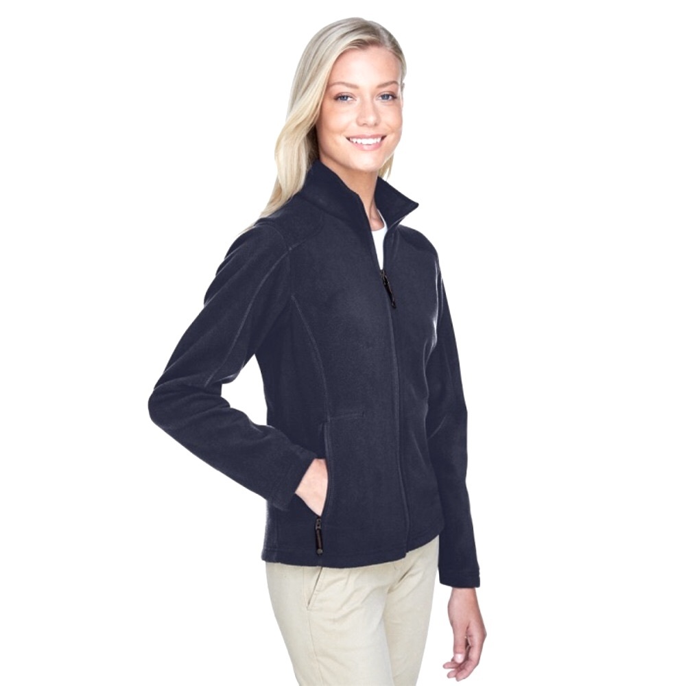 Women’s North End Classic Full Zip Polar Fleece Jacket-Black